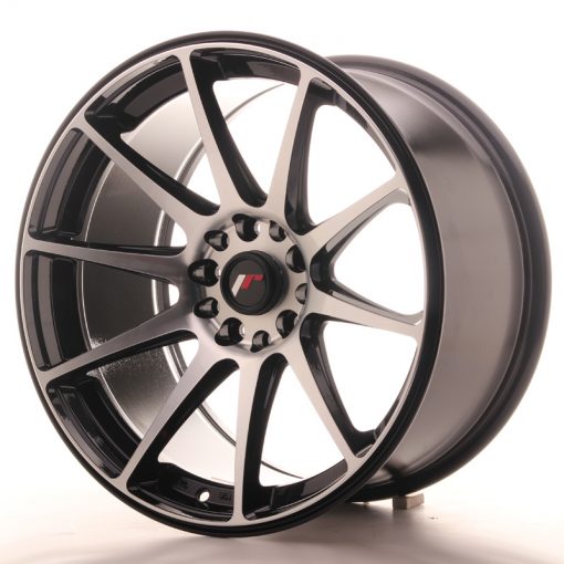 JR Wheels JR11 18x9,5 ET30 5x112/114 Gloss Black Machined Face