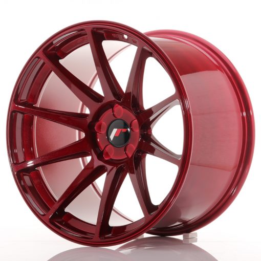 JR Wheels JR11 19x11 ET25 5H BLANK Platinum Red