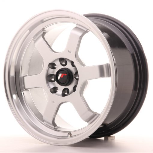 JR Wheels JR12 16x8 ET15 4x100/114 Hyper Silver w/Machined Lip