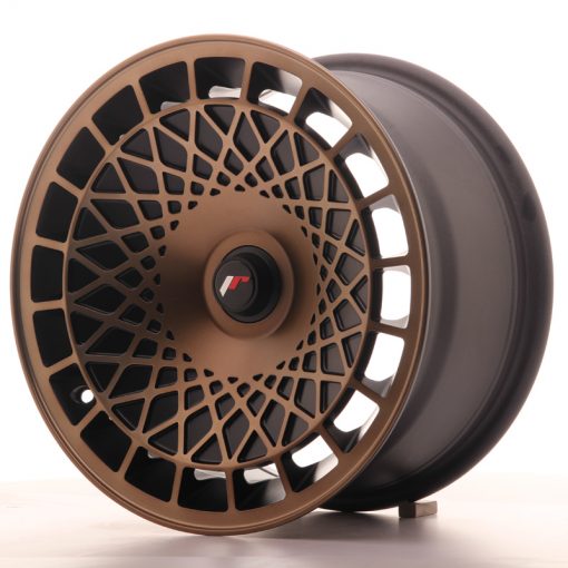 JR Wheels JR14 15x8 ET20-25 BLANK Matt Black w/Bronze Finish