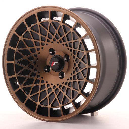 JR Wheels JR14 16x8 ET15 4x100 Matt Black w/Bronze Finish