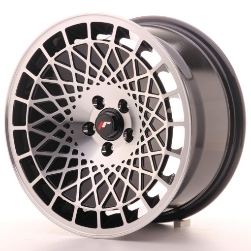 JR Wheels JR14 16x8 ET25 4x100 Gloss Black w/Machined Face