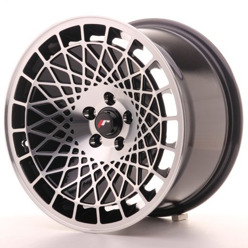 JR Wheels JR14 16x9 ET10 4x100 Gloss Black w/Machined Face