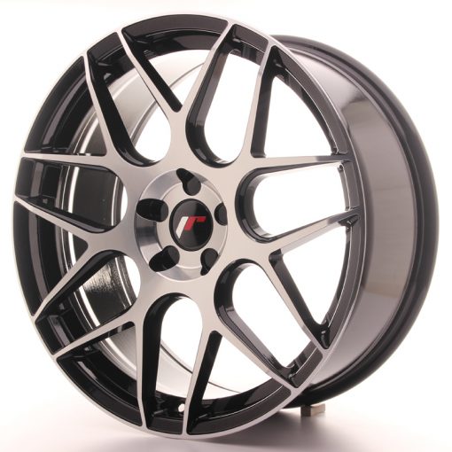 JR Wheels JR18 20x8,5 ET20-40 5H BLANK Gloss Black Machined Face