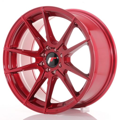 JR Wheels JR21 17x8 ET35 5x100/114 Platinum Red