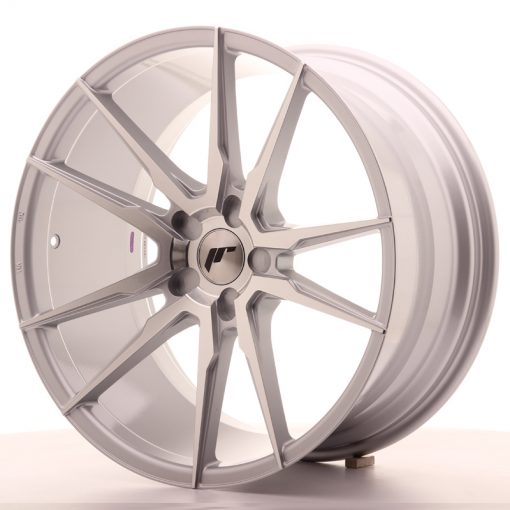 JR Wheels JR21 20x10 ET20-40 5H BLANK Silver Machined Face