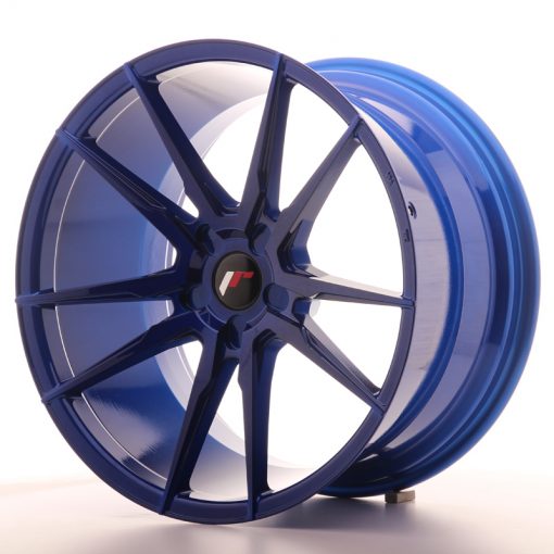 JR Wheels JR21 20x11 ET20-30 5H BLANK Platinum Blue