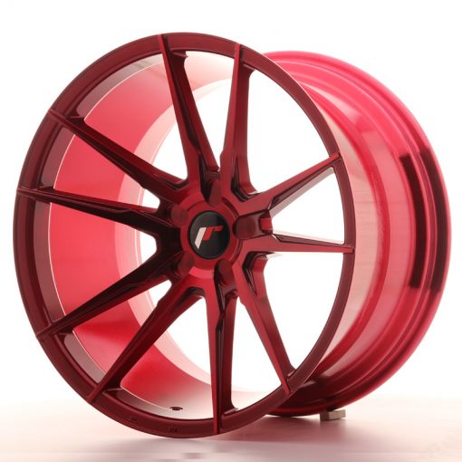 JR Wheels JR21 20x11 ET20-30 5H BLANK Platinum Red