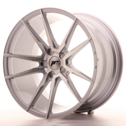 JR Wheels JR21 20x11 ET30-50 5H BLANK Silver Machined Face