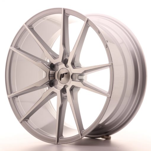 JR Wheels JR21 21x10 ET15-48 5H BLANK Silver Machined Face