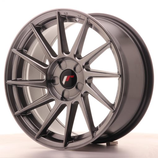 JR Wheels JR22 17x8 ET35 5H BLANK Hyper Black