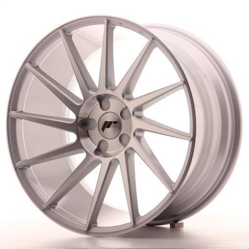 JR Wheels JR22 20x10 ET20-40 5H BLANK Silver Machined Face