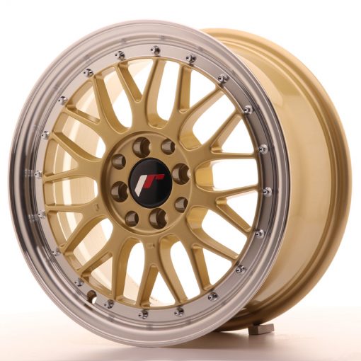 JR Wheels JR23 16x7 ET40 4x100/114,3 Gold w/Machined Lip