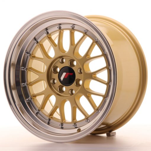 JR Wheels JR23 16x9 ET35 4x100/114,3 Gold w/Machined Lip