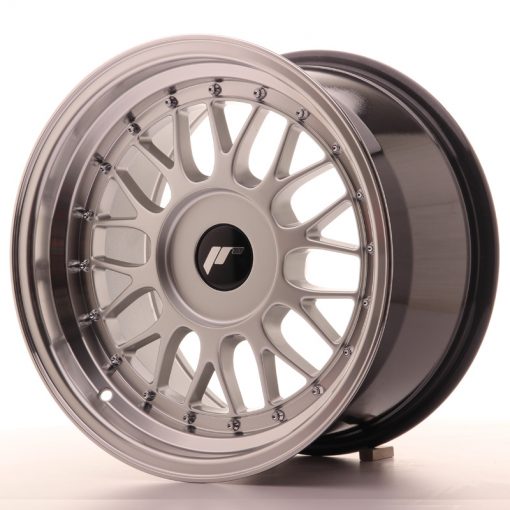 JR Wheels JR23 16x9 ET20-35 BLANK Hyper Silver w/Machined Lip