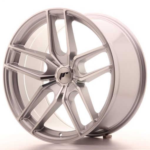 JR Wheels JR25 20x10 ET20-40 5H BLANK Silver Machined Face