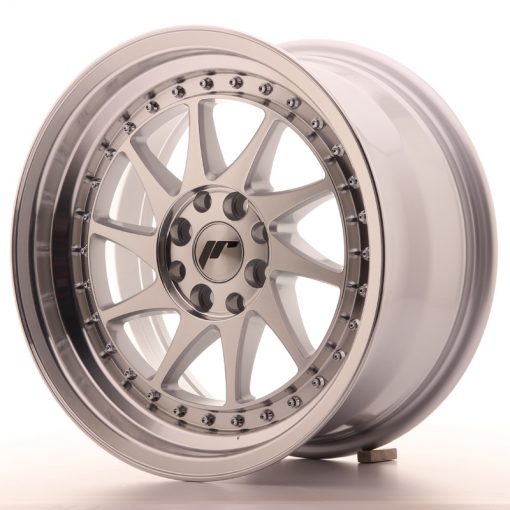 JR Wheels JR26 16x8 ET25 4x100/108 Silver Machined Face