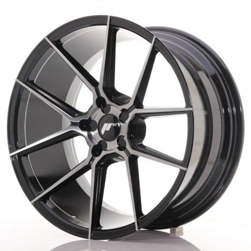 JR Wheels JR30 20x10 ET20-40 5H BLANK Black Brushed w/Tinted Face