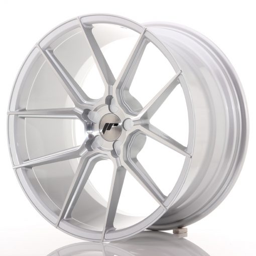 JR Wheels JR30 20x10 ET20-40 5H BLANK Silver Machined Face