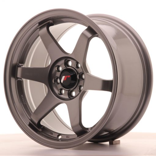 JR Wheels JR3 16x8 ET25 4x100/108 Gun Metal