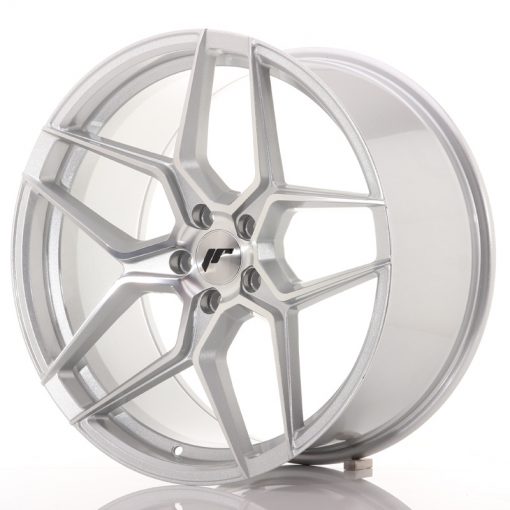 JR Wheels JR34 20x10 ET40 5x120 Silver Machined Face