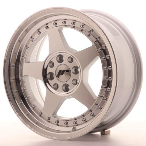 JR Wheels JR6 16x7 ET35 4x100/114 Silver Machined Face