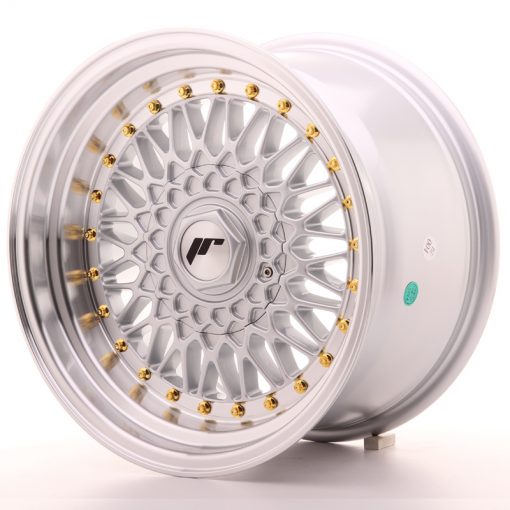 JR Wheels JR9 16x9 ET20 4x100/108 Silver w/Machined Lip