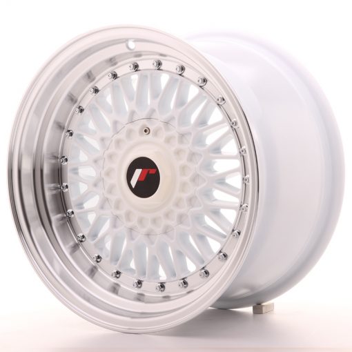 JR Wheels JR9 16x9 ET20 4x100/108 White w/Machined Lip